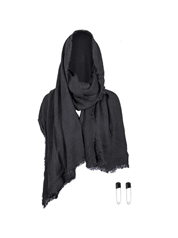 Srednjovjekovni kapuljačasti plašt za cosplay, renesansni vintage stil, konopno platno 70–80%, ostalo <30%, marka Astral Domain