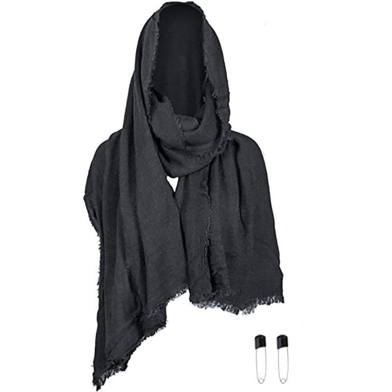 Srednjovjekovni kapuljačasti plašt za cosplay, renesansni vintage stil, konopno platno 70–80%, ostalo <30%, marka Astral Domain
