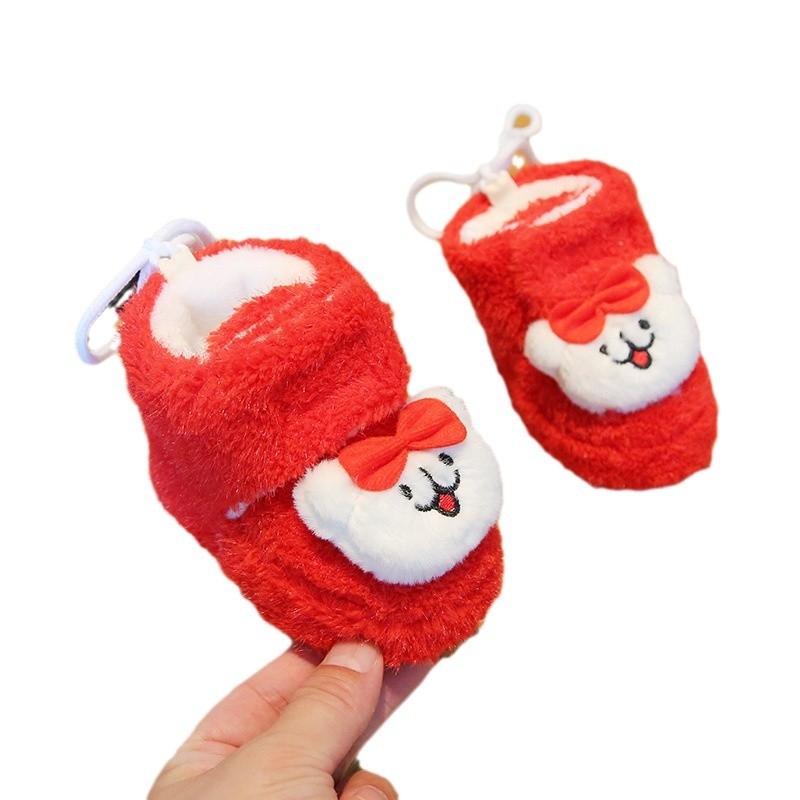 Tiger Head dječje papuče od pamuka, debela podstava, Velcro zatvarač, crtić uzorak, za dob 6-12 mjeseci
