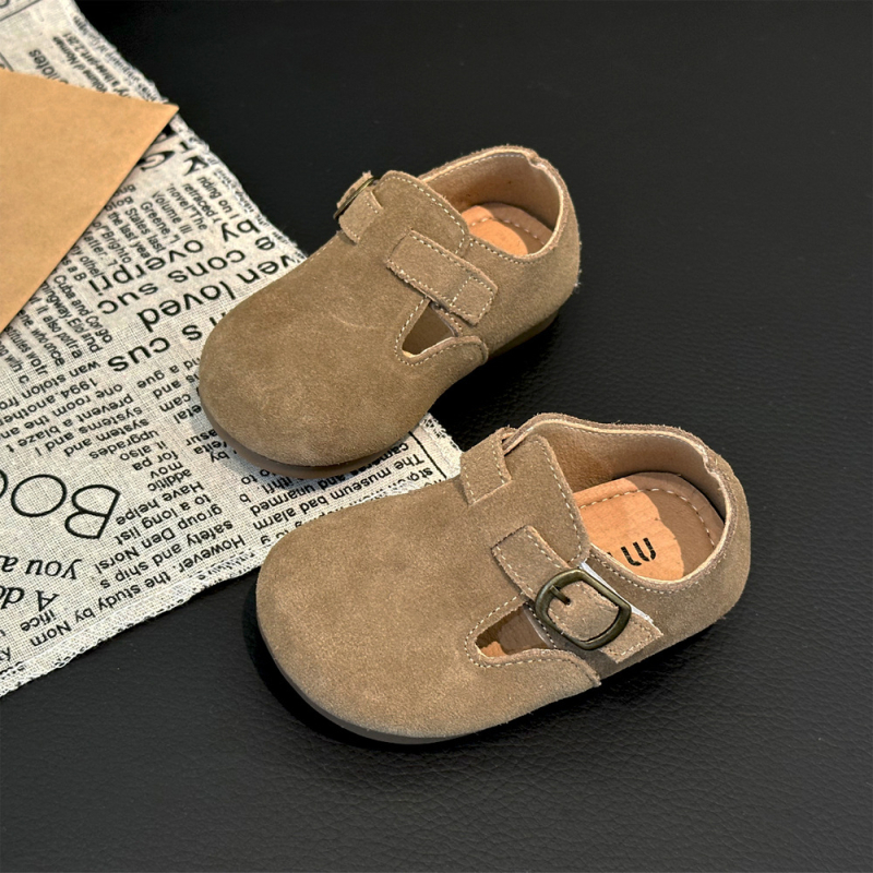 Dječje cipele s flis podstavom, Birkenstock stil, kopča na čičak, protuklizna podloga, nubuk koža, za 6–36 mjeseci