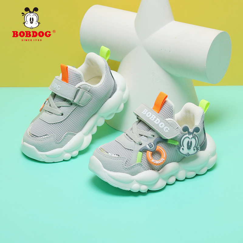 Cipele za bebe i malu djecu: prozračni dvostruki mrežasti gornji dio, Velcro zatvarač, nizak vrh, mekana potplat, za uzrast 12–36 mjeseci, ljeto-proljeće-jesen