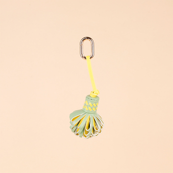 PU кожена подвеска за чанта с флорална шарка, урбанистичен стил, есен 2025