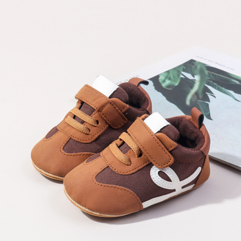 Cipelice za bebe Unisex PU+Poliester gornji dio, prozračna masaža, Velcro zatvarač (12-36 mjeseci)