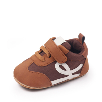 Cipelice za bebe Unisex PU+Poliester gornji dio, prozračna masaža, Velcro zatvarač (12-36 mjeseci)