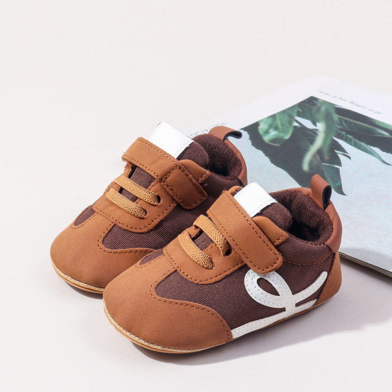 Cipelice za bebe Unisex PU+Poliester gornji dio, prozračna masaža, Velcro zatvarač (12-36 mjeseci)