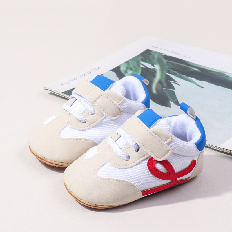 Cipelice za bebe Unisex PU+Poliester gornji dio, prozračna masaža, Velcro zatvarač (12-36 mjeseci)