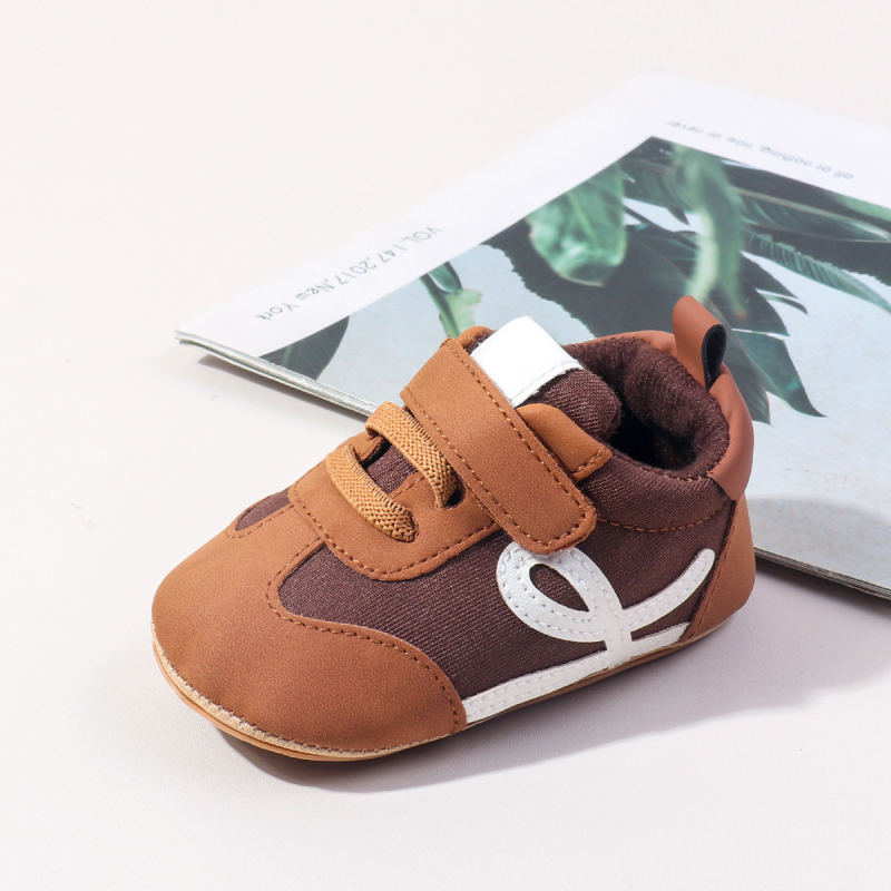 Cipelice za bebe Unisex PU+Poliester gornji dio, prozračna masaža, Velcro zatvarač (12-36 mjeseci)