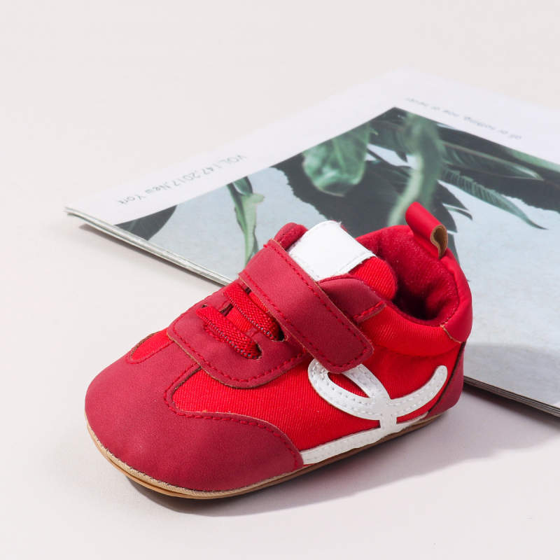 Cipelice za bebe Unisex PU+Poliester gornji dio, prozračna masaža, Velcro zatvarač (12-36 mjeseci)