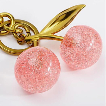 Breloc cireș, aliaj zinc, stil chinezesc, accesorii geantă, pandantiv DIY