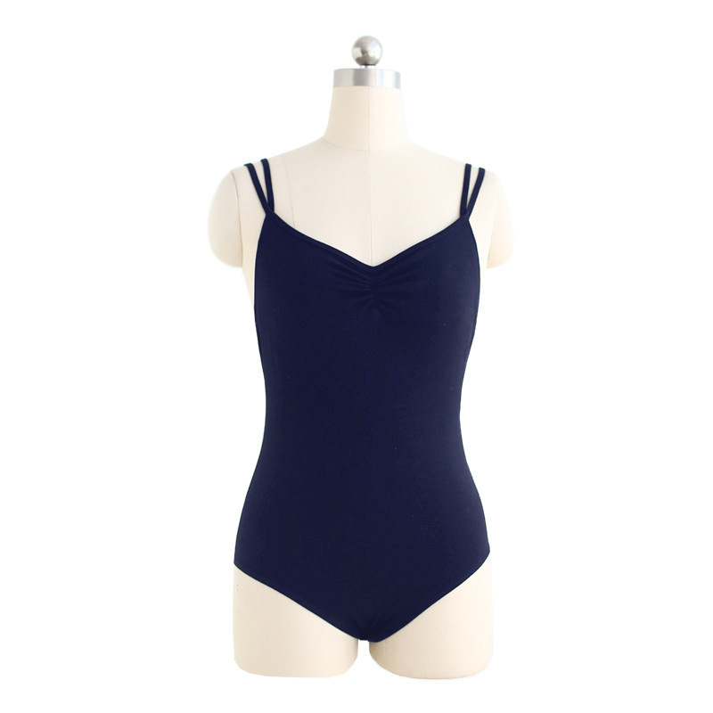 Ženski baletni leotard za vježbanje, 95% pamuk s 5% spandeksa podstava, moderni ples