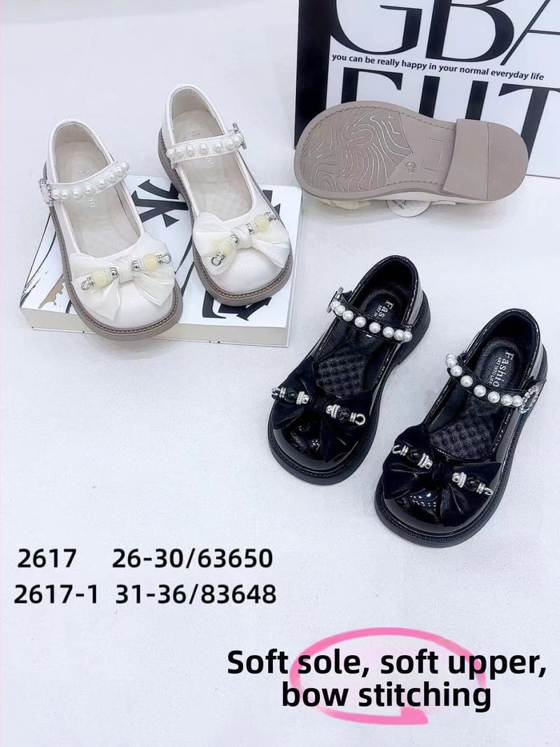 Lányoknak szóló cipő – hercegnő stílus, mikroszálas felsőrész, Velcro-zár, EVA talpbetét, gumitalp