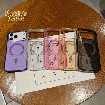 Kućište za iPhone 17 Pro Max sa sjajnom stalkom i akrilnim potpuno premazom, kompatibilno s iPhone 14 i modelima 13/11, 17E