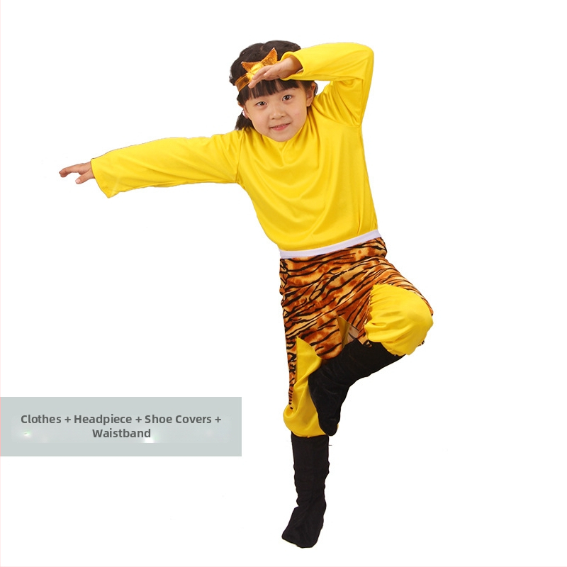 Scenski kostimi Journey to the West: Tang Monk, Monkey King, Pigsy, Sandy; poliester s elastanom; za djecu do 17 godina