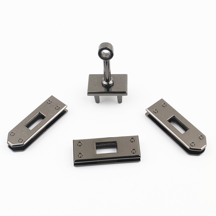 Κλειδαριά εξαρτημάτων τσάντας, κράμα ψευδάργύρου, λαμπερό φινίρισμα ηλεκτροπλατίωσης, Xingyue 3698, άνοιξη 2021, street style