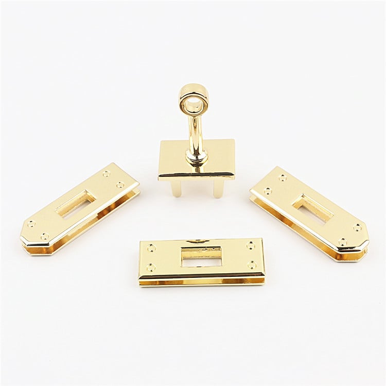 Κλειδαριά εξαρτημάτων τσάντας, κράμα ψευδάργύρου, λαμπερό φινίρισμα ηλεκτροπλατίωσης, Xingyue 3698, άνοιξη 2021, street style