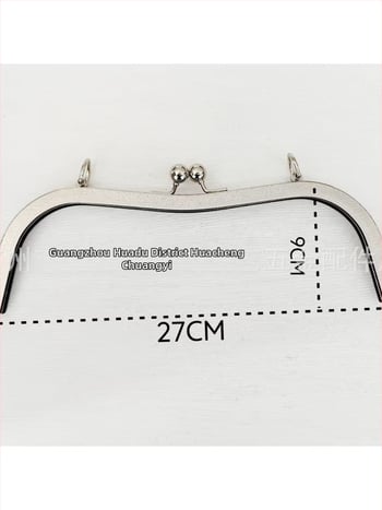 Taškové hardvér — rám s otvorom na skrutku, 27 vydlbené pásy, vyrazená guľová hlava, dizajn bucket-ear. Materiál: železo. Kód produktu: 000306. Haowen luggage accessories factory. Jeseň 2024. Doplnky na tašky.