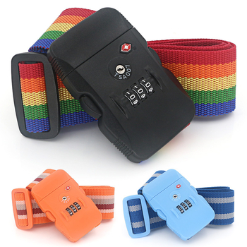 Pás na batožinu s TSA zámkom (Box Lock), z plastu, proti krádeži