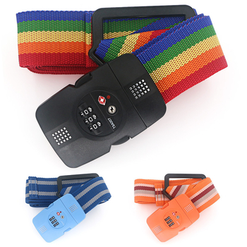 Pás na batožinu s TSA zámkom (Box Lock), z plastu, proti krádeži