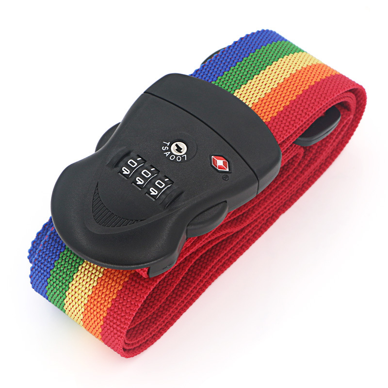 Pás na batožinu s TSA zámkom (Box Lock), z plastu, proti krádeži