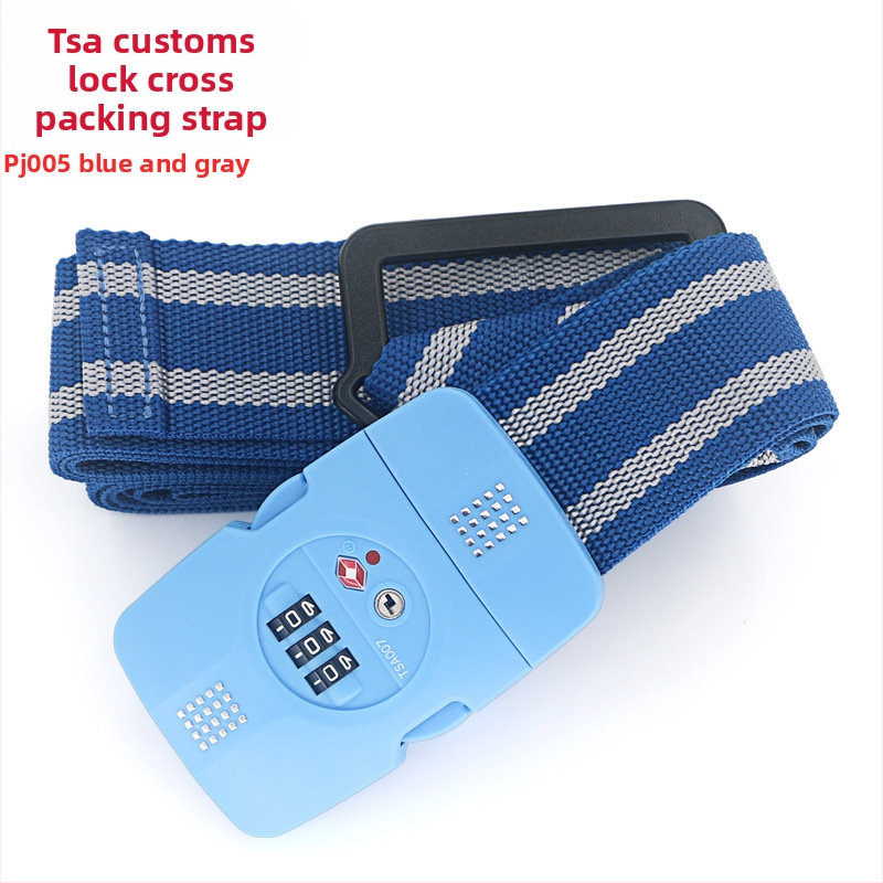 Pás na batožinu s TSA zámkom (Box Lock), z plastu, proti krádeži