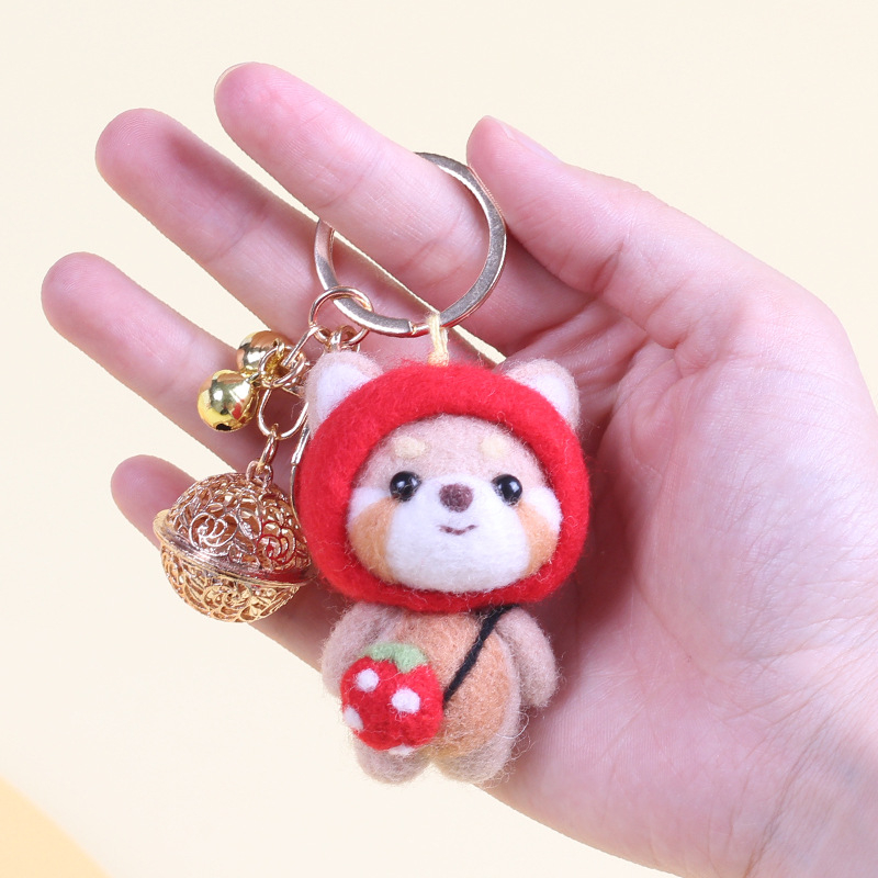 Σετ DIY Λούτρινο Αρκουδάκι — Καρτούν Στυλ, Υλικό: Βαμβάκι και Λινό, Σχέδιο: Καρτούν/Ανίμε, Κατηγορία Κεντήματος: Σετ, Τύπος Κεντήματος: Άλλο Κέντημα