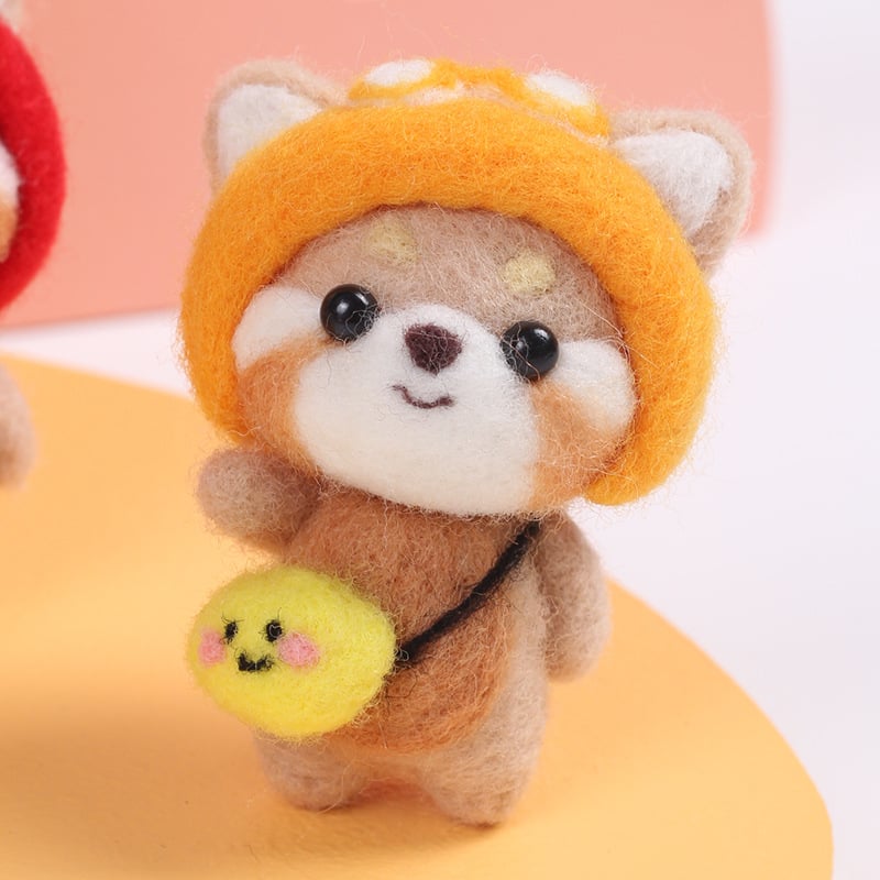 Σετ DIY Λούτρινο Αρκουδάκι — Καρτούν Στυλ, Υλικό: Βαμβάκι και Λινό, Σχέδιο: Καρτούν/Ανίμε, Κατηγορία Κεντήματος: Σετ, Τύπος Κεντήματος: Άλλο Κέντημα