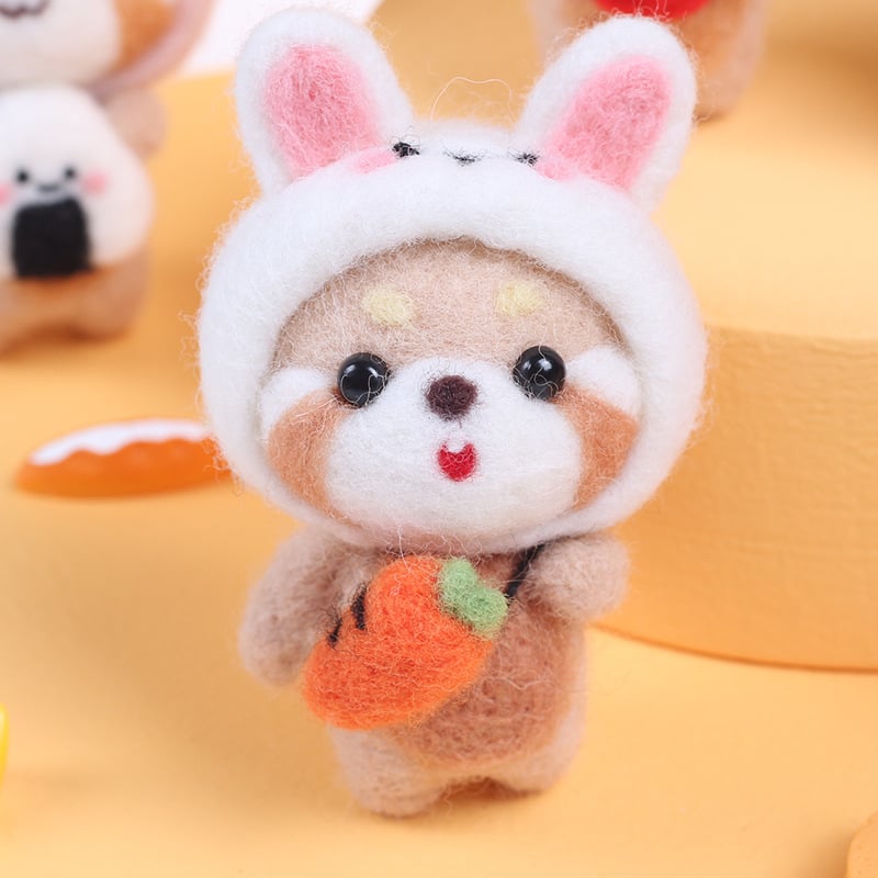 Σετ DIY Λούτρινο Αρκουδάκι — Καρτούν Στυλ, Υλικό: Βαμβάκι και Λινό, Σχέδιο: Καρτούν/Ανίμε, Κατηγορία Κεντήματος: Σετ, Τύπος Κεντήματος: Άλλο Κέντημα