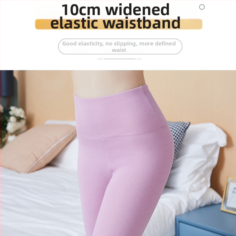 Ženske tople cropped leggings De Velvet, 80–90% De Velvet, Spandex <30%, stil: pencil/leggings, duljina: cropped