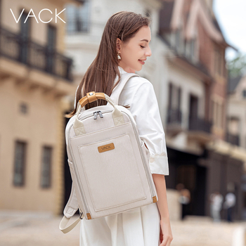 VACK unisex batoh — ľahký dizajn znižujúci záťaž, kapacita 56–75 L, vhodný pre 16-palcový notebook, materiál 600D polyester s Taslanom, podšívka z polyesteru, zakrivené ramenné popruhy, štýl Business Elite