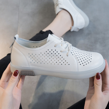 Ženske cipele od prve sloje kravlje kože, okrugli vrh, PU ulošak, potplat od goveđe tetive, niski potpetica 1-3 cm