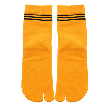 Двупръстни дамски памучни чорапи, среден крачол, еднонишкова плетка, 144 игли, зимно-пролетно-есенно