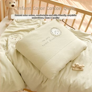 Detská bavlnená prikrývka - látka: 100% bavlna, výplň: bavlna, zima, 0.55-1.0 kg, pre novorodencov
