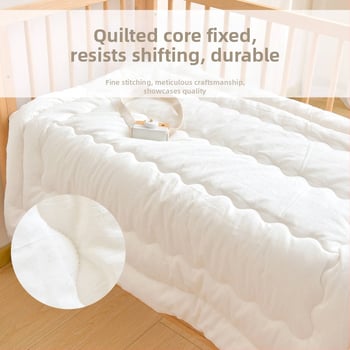 Detská bavlnená prikrývka - látka: 100% bavlna, výplň: bavlna, zima, 0.55-1.0 kg, pre novorodencov