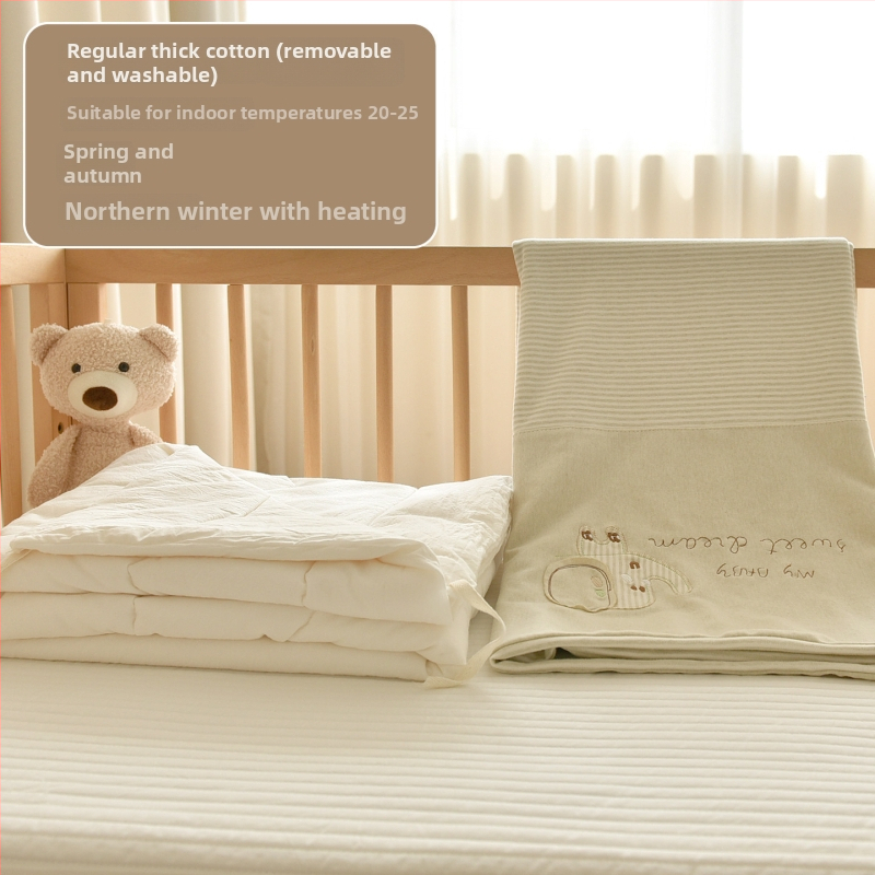 Detská bavlnená prikrývka - látka: 100% bavlna, výplň: bavlna, zima, 0.55-1.0 kg, pre novorodencov