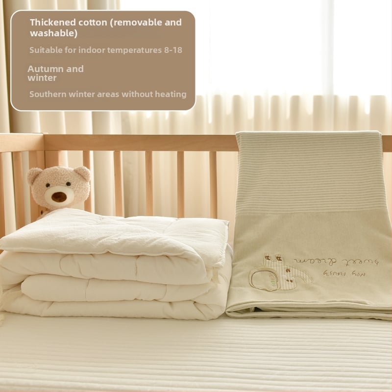 Detská bavlnená prikrývka - látka: 100% bavlna, výplň: bavlna, zima, 0.55-1.0 kg, pre novorodencov
