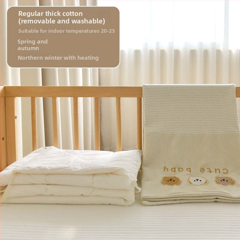 Detská bavlnená prikrývka - látka: 100% bavlna, výplň: bavlna, zima, 0.55-1.0 kg, pre novorodencov