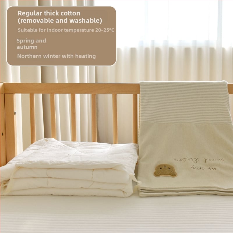 Detská bavlnená prikrývka - látka: 100% bavlna, výplň: bavlna, zima, 0.55-1.0 kg, pre novorodencov