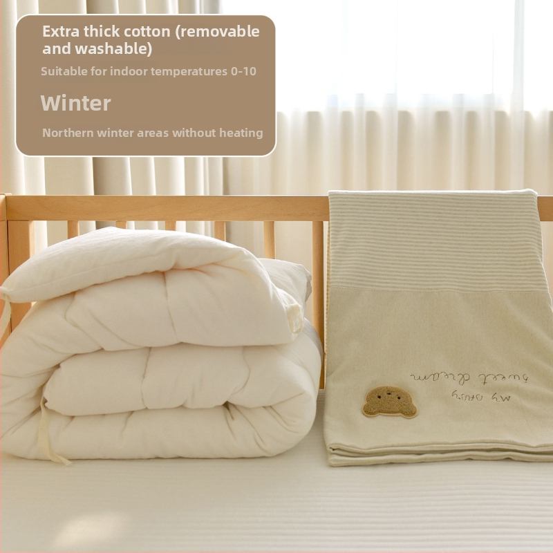 Detská bavlnená prikrývka - látka: 100% bavlna, výplň: bavlna, zima, 0.55-1.0 kg, pre novorodencov