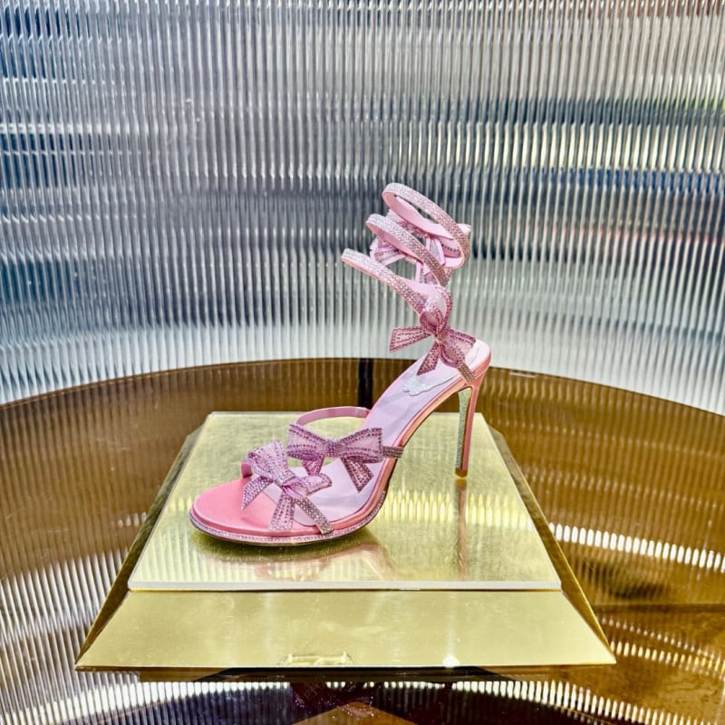 Γυναικείες γόβες με σφήνα - στρογγυλή μύτη, γούνινο πάνω μέρος, πολύ υψηλό τακούνι (>8 εκ.), λεπτό τακούνι, επένδυση από γούνα προβάτου