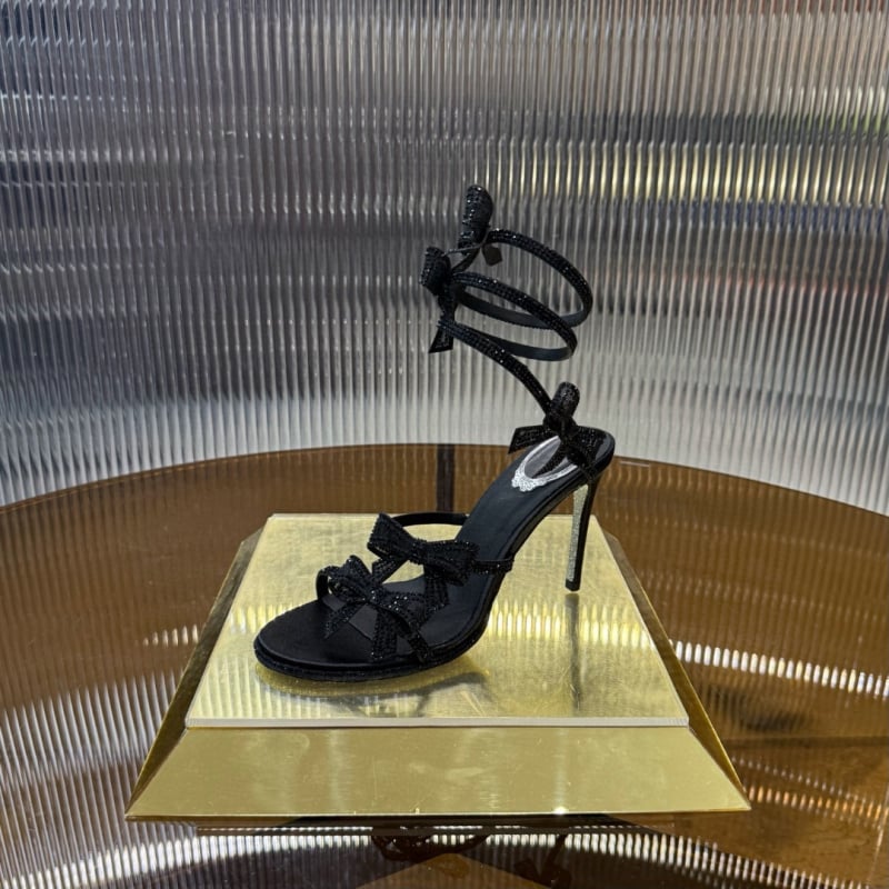 Γυναικείες γόβες με σφήνα - στρογγυλή μύτη, γούνινο πάνω μέρος, πολύ υψηλό τακούνι (>8 εκ.), λεπτό τακούνι, επένδυση από γούνα προβάτου