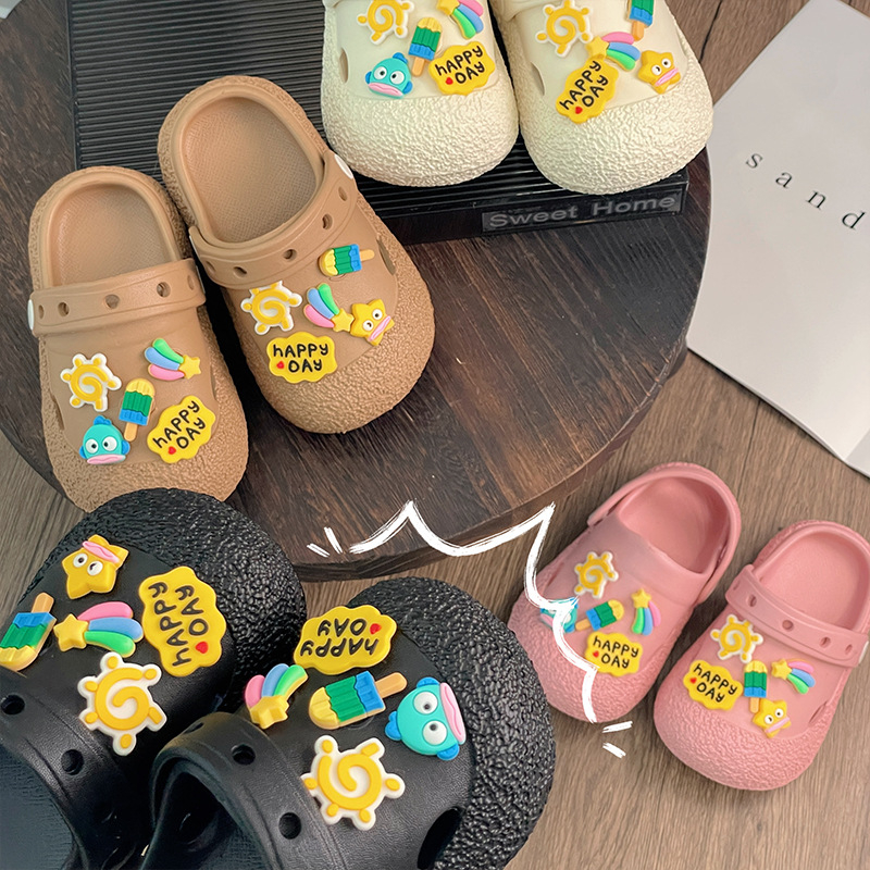 Dječje EVA plažne papuče, unisex, Cartoon Paradise stil, mekana podstava, uzrast 1–12 godina, ljeto 2025