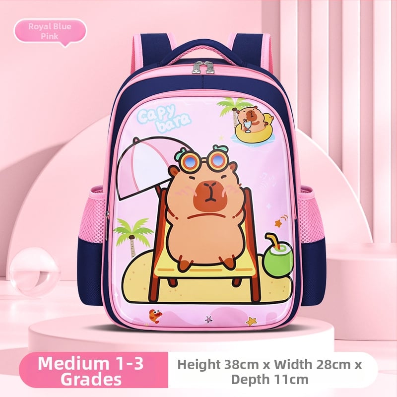 Τσάντα σχολείου για κορίτσια, PU υλικό, αδιάβροχη, ultra-light, εργονομικός σχεδιασμός για μείωση του φορτίου, καμπύλος ιμάντας ώμου