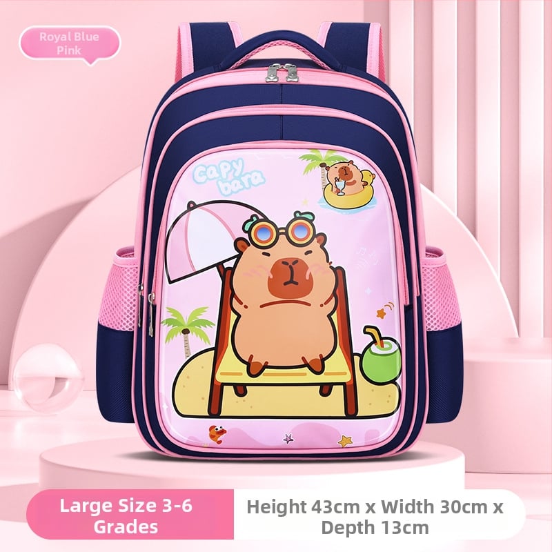 Τσάντα σχολείου για κορίτσια, PU υλικό, αδιάβροχη, ultra-light, εργονομικός σχεδιασμός για μείωση του φορτίου, καμπύλος ιμάντας ώμου