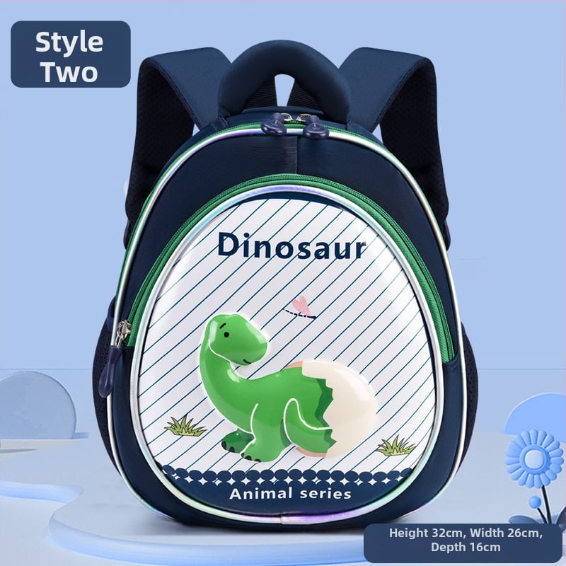 Ľahký detský batoh s 3D škrupinou a maľovanými zvieratami, unisex, nepremokavý