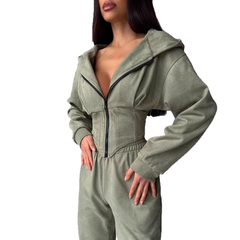 Σετ δύο τεμαχίων με κουκούλα και παντελόνια – μακρυμάνικο, πολυεστέρας 95%+, street hipster casual κοστούμι