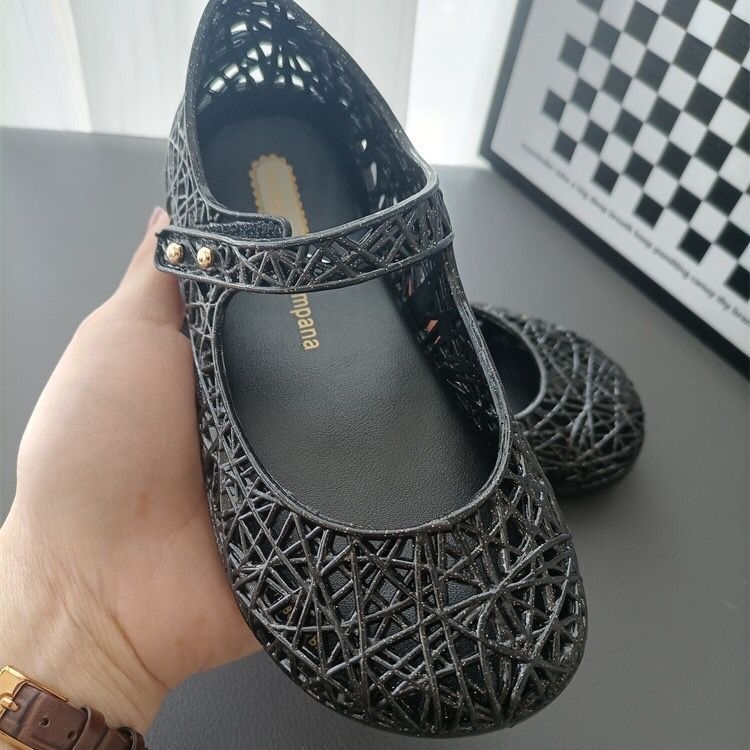Dječje jelly sandale za plažu s PVC gornjim dijelom i potplatom, Velcro zatvarač, retro stil
