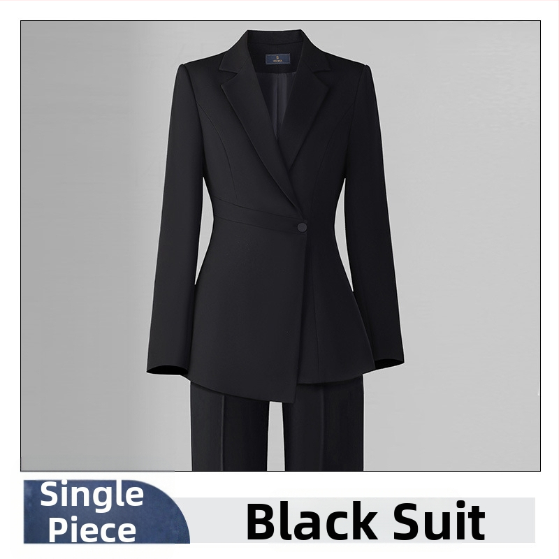 Γυναικείο blazer Slim-Fit από Chenille, με μακριά μανίκια, γιακά σακακιού, μίξη σπαντέξ