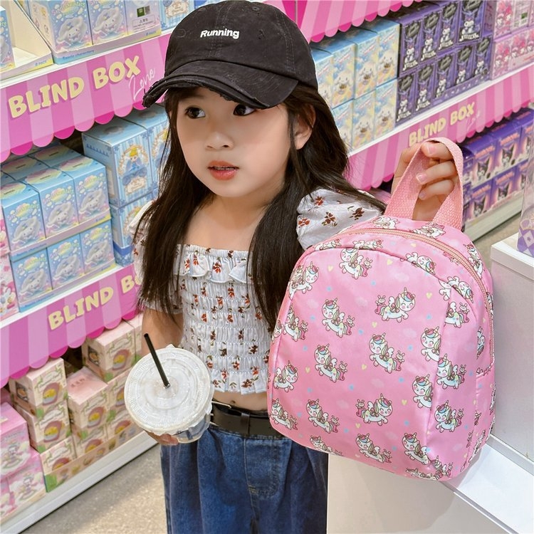 Batoh do škôlky pre deti 3–6 rokov, unisex, motív dinosaura z kreslených postáv, Oxford látka, priedušný, podšívka z plátna