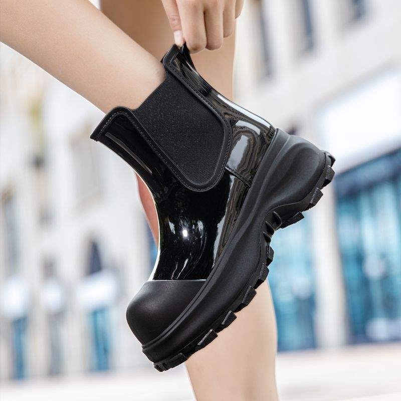 Ženske PVC kišne čizme, do sredine potkoljenice Mid-Calf, vodootporne, protuklizne, debeli đon