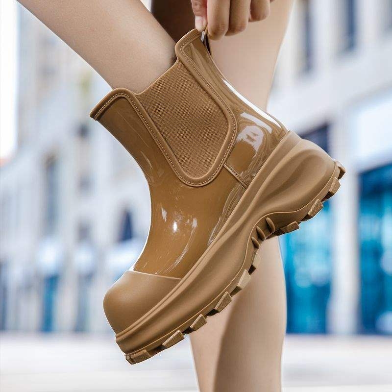 Ženske PVC kišne čizme, do sredine potkoljenice Mid-Calf, vodootporne, protuklizne, debeli đon